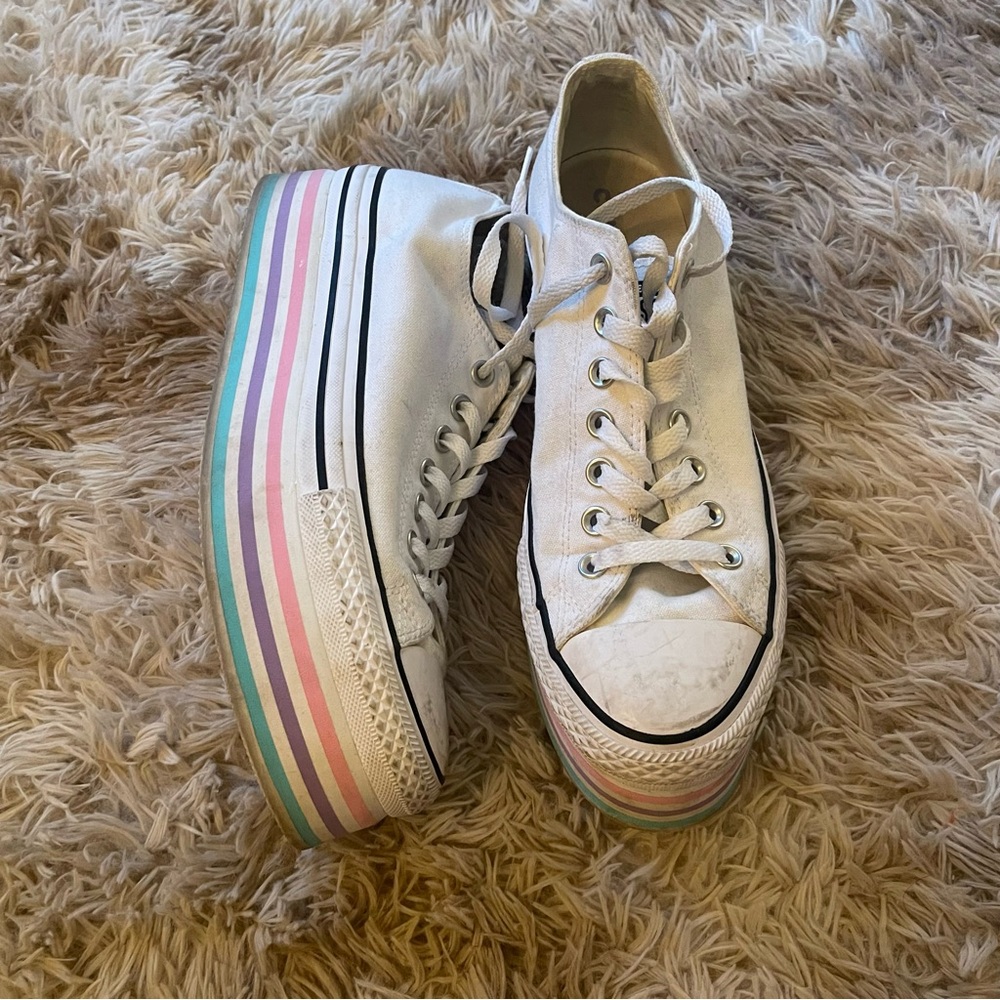 Converse Double Platform Sneakers